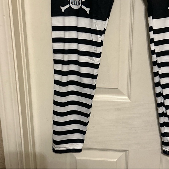 Fitness High Waist Yoga Pants Printed Stretch Ankle Legging Emo Skull Select - Picture 4 of 12